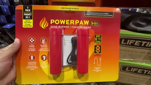 PowerPaw 501 Rechargeable Hand Warmers 2-Pack