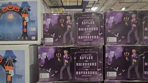 6' Animated Vampire Butler with LED Eyes & Sound