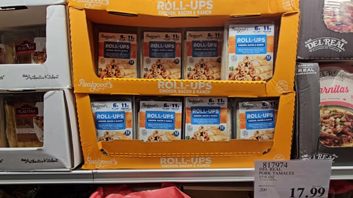 Real Good Food Rollups Chicken Bacon Ranch 33 oz (2.06 lbs)