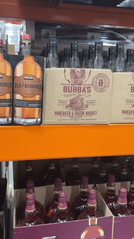 Bubba's Secret Stills Pancakes & Bacon Whiskey 750ml