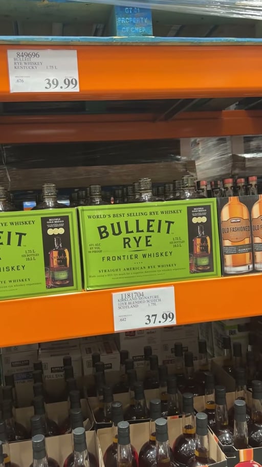 Bulleit Rye Whiskey Kentucky 1.75L