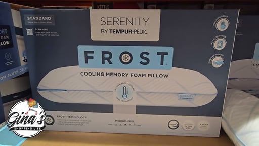 Tempur-Pedic Serenity Frost Cooling Memory Foam Pillow