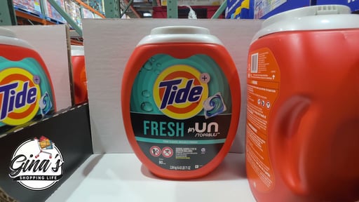 Tide PODS + Unstopables Fresh Laundry Detergent Pacs, 80 Count