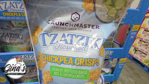 Crunchmaster Tzatziki Flavored Chickpea Crisps, 16 oz