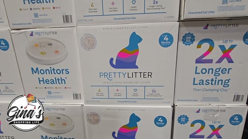 PrettyLitter Health Monitoring Cat Litter, Original Unscented, 16 Pounds (2 x 8 lb Bags)