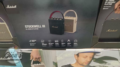 Marshall Stockwell III Cream Portable Bluetooth Speaker