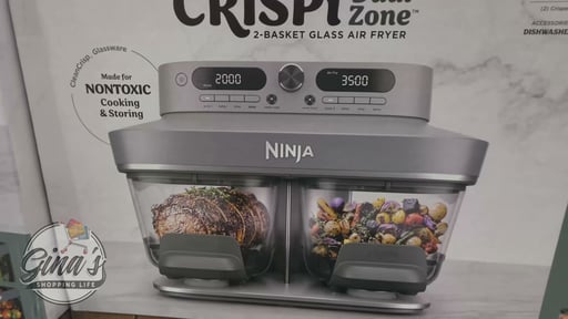 Ninja CRISPi DualZone Glass 2-Basket Air Fryer