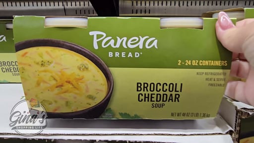 Panera Bread Broccoli Cheddar Soup 2/24 Ounce Containers
