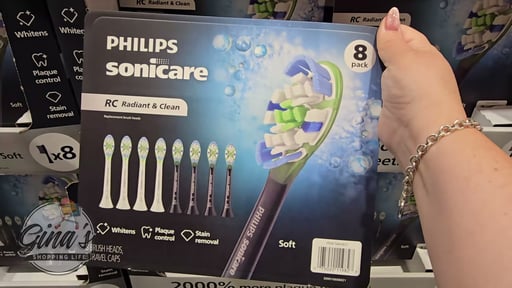 Philips Sonicare Radiant & Clean Replacement Brush Heads, 8-Pack