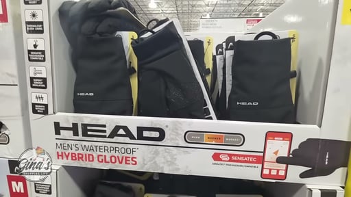 HEAD Men's Waterproof Hybrid Gloves