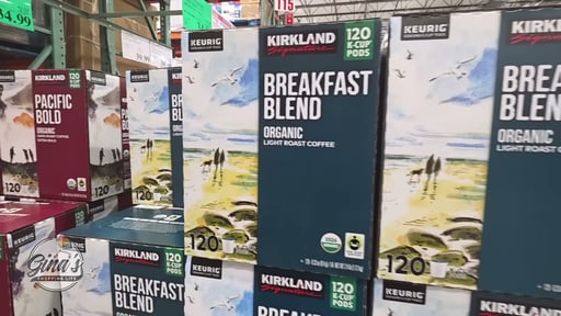Kirkland Signature Breakfast Blend 120 CT Organic K-Cup Pods