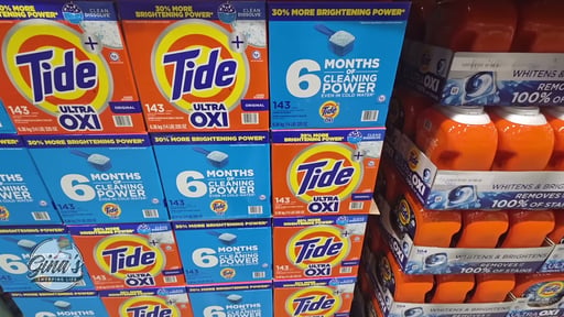 Tide Powder Detergent HE with Ultra Oxi 225oz 143 Loads (14.0lb)