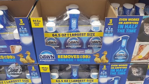 Dawn Platinum PowerWash Dish Spray 21.5 oz + 43 oz Refill