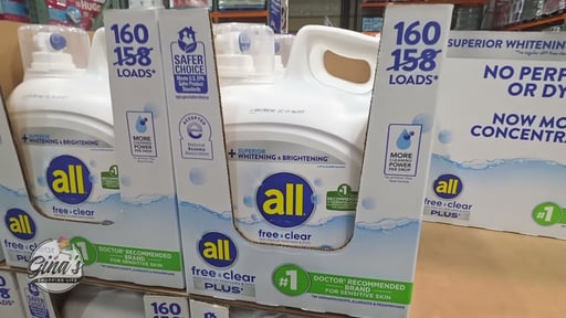 All Free & Clear Plus+ Compacted Liquid Detergent, 160 Loads, 200 oz