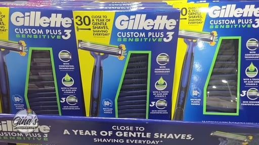Gillette CustomPlus 3 Disposable Razors