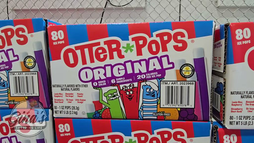 Otter Pops Assorted Ice Pops, 80 ct / 1 oz