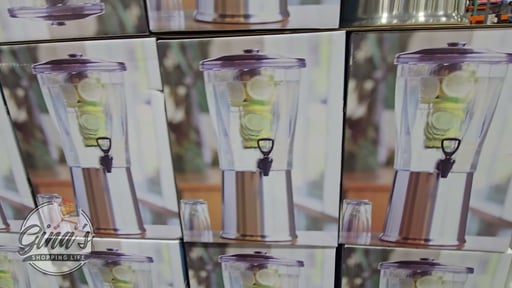 Service Ideas Cold Beverage Dispenser with Infuser
