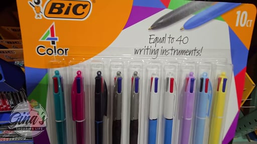 BIC 4-Color Retractable Ball Pens, 10 ct