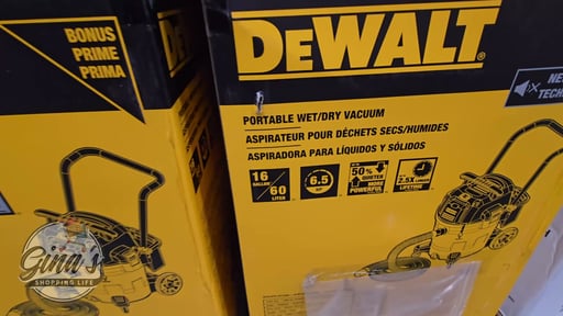 DeWalt 16 Gallon 6.5 Peak HP Stealthsonic Quiet Wet/Dry Vacuum