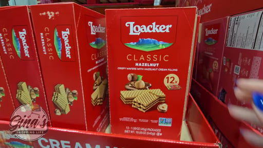 Loacker Crispy Wafers Hazelnut, 12/1.59oz