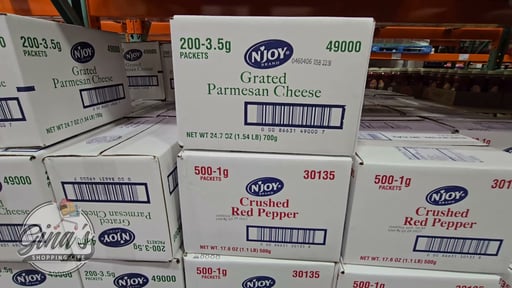 N'Joy Crushed Red Pepper Portion Packets, 500 CT