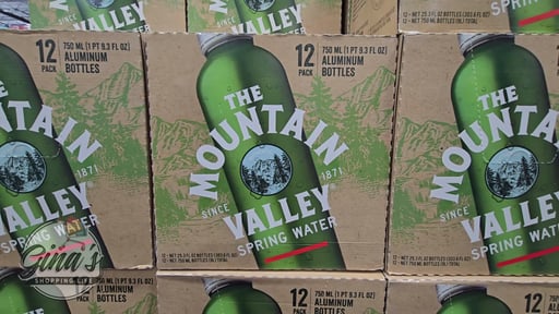 Mountain Valley Spring Water Aluminum 12/750 mL