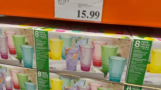 Jia Wei 22 oz. Drinkware Set of 8