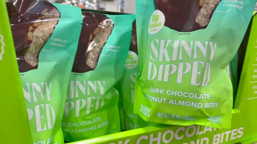 SkinnyDipped Dark Chocolate Coconut Almond Bites, 15.9 oz