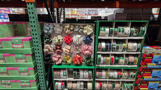 Kirkland Signature Wire Edged Ribbon, 50 Yards
