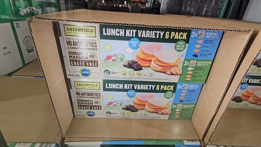 Greenfield Natural Meat Co. Lunch Kit Variety 6-Pack, Ham & Chicken, 6 x 2.9 oz