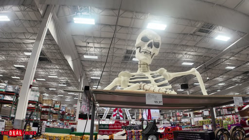 Giant Ground Breaking Skeleton with LCD Eyes and Sounds