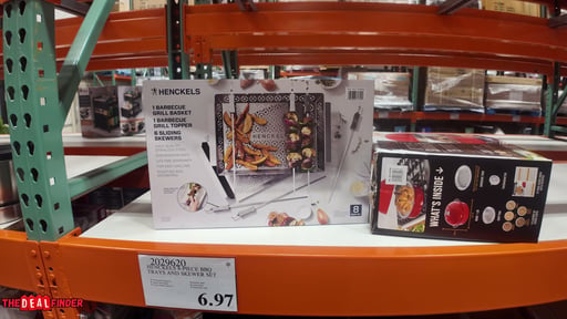 Henckels Kabob and Grill Basket Set, 10-Piece