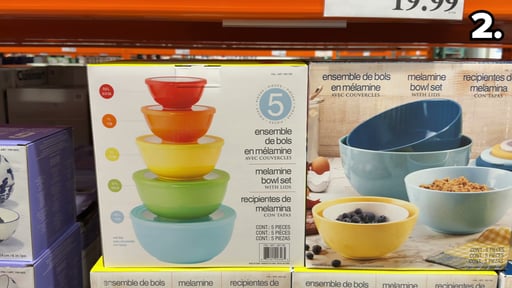 Pandex 5-Piece Melamine Mixing Bowl Set with Lids