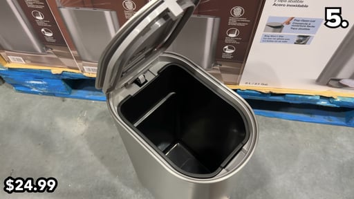 Kohler 8L Stainless Steel Bathroom Step Can
