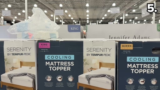 Serenity by Tempur-Pedic 3" Cooling Memory Foam Mattress Topper Queen