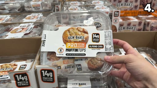 Gen Bake Protein Muffin Tops Almond Chia