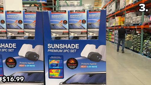 3-Piece Premium Sunshade Set