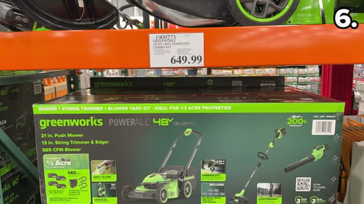 Greenworks 2x24V Mower, Trimmer, Blower Combo Kit with (4) 4Ah Batteries