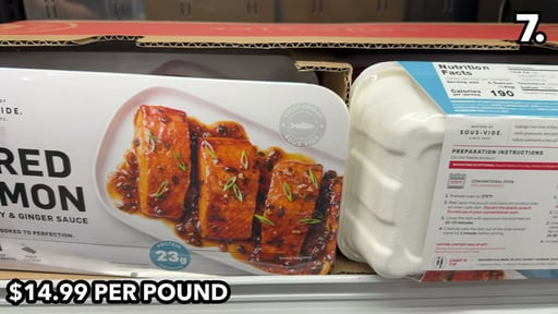 Cuisine Solutions Honey Ginger Salmon (Price Per Pound)