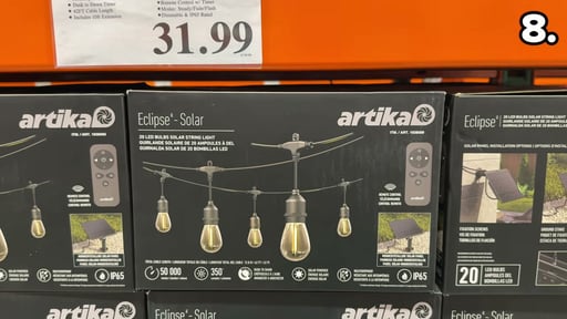 Artika Eclipse 20 LED Bulb Solar String Lights
