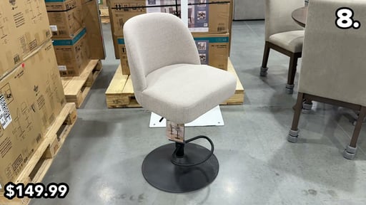 Bayside Furnishings Highland Gas Lift Bar Stool