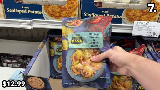 Rana Shrimp Ravioli with Lobster Sauce