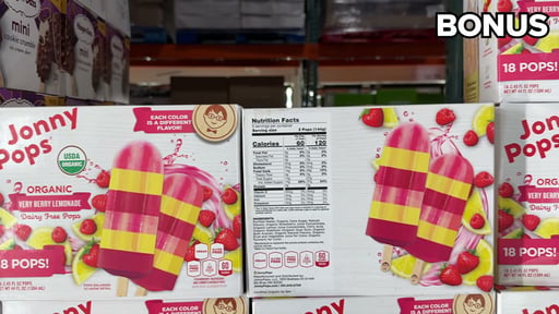 Jonny Pops Organic Berry Lemonade Stack 18 CT