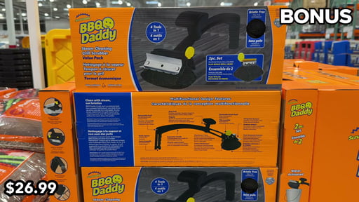Scrub Daddy BBQDaddy Steam Cleaning Grill Brush