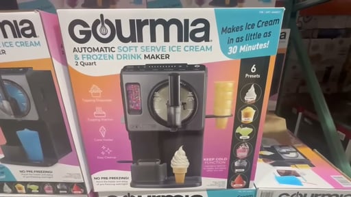 Gourmia Soft Serve Ice Cream and Frozen Drink Maker
