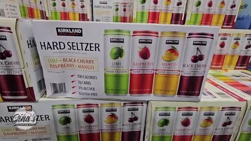 Kirkland Signature Hard Seltzer Variety USA 24/355mL