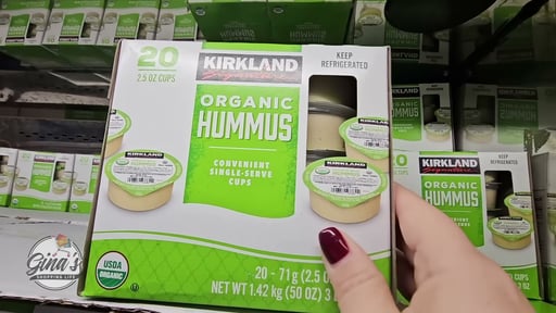 Kirkland Signature Organic Hummus Singles 20/2.5 oz