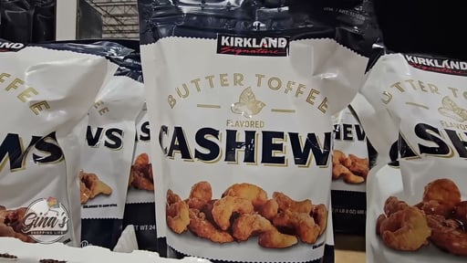 Kirkland Signature Butter Toffee Cashews 24 Ounce Bag