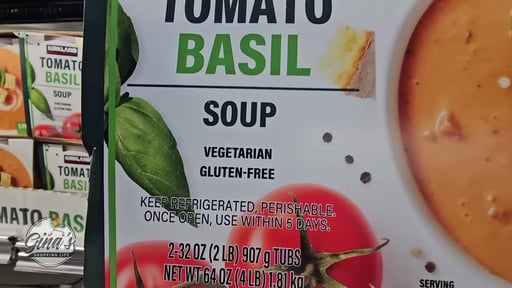 Kirkland Signature Tomato Basil Soup 2/32 oz