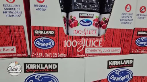 Kirkland Signature 100% Juice Cranberry 2/96 FL OZ (6 Quarts)